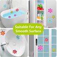 thumbnail image 5 of Paquete de 10 pegatinas antideslizantes de flores para bañera y ducha, pegatinas resistentes al agua con pegatinas impermeables y antideslizantes de colores extra, 5 of 5