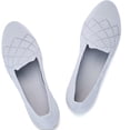 thumbnail image 1 of Zapatos planos de ballet Puxowe para mujer, cuña baja, gris claro, 1 of 5
