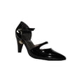 thumbnail image 1 of ZAPATILLA BASICA VESTIR LEON MUJER DAMA NEGRO CHAROL 9928 LEON 9928, 1 of 3