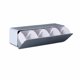 thumbnail image 3 of Organizador de caja de condimentos montado en la pared | Juego de estantes de especias de cocina de cuatro compartimentos con cucharas | Sin perforación, fácil instalación | Plástico impermeable, 3 of 7