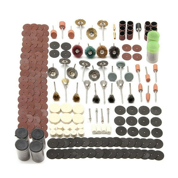 GOOHOCHY 340pcs Rotary Tool Accessory Set Fits for Grinding Sanding Polishing Tool