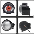 thumbnail image 4 of 1pc Devil Eye LED Dynamic Automotive Lens Headlight, Universal Modified LED Headlight for Car Motorcycle, Bright High/Low Beam Headlight, Durable Auto Exterior Light, Black, 2.7*3.5in, 4 of 7