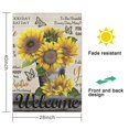 thumbnail image 5 of Spring Summer Sunflower Garden Flag 28x40 Inch Double Side for Outdoor Courtyard Garden Decor Flowers Welcome Holiday Flag for Outside Decoration, 5 of 6