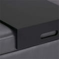 thumbnail image 4 of Oregon 42 inch Wide Storage Ottoman Bench with Tray in Stone Grey Vegan Leather, 4 of 7