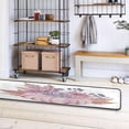 thumbnail image 5 of Dreamtimes Watercolor Pink Pumpkin Hallway Runner Rug 2'x6' Kitchen Rug with Rubber Backing Fall Flowers Autumn Non Slip Entryway Rug Runner Washable Soft Area Rug for Hallway Bedroom Kitchen Decor, 5 of 6