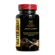 WATER AWAY - Natural Water Away Pills, water pills water retention, Water out pills, Milk Thistle, Cranberry, Fast Acting Bloating Relief - 1 Bottle