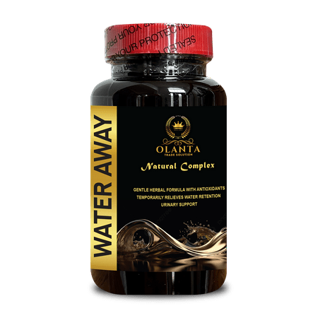 WATER AWAY - Immune system support, Kidney support, Water Retention and Flushing, water pills vitamins, water out retention, Cranberry, Pomegranate - 1 Bottle