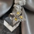 thumbnail image 2 of The same Italian handmade cloth lati lace small fragrance pearl ring for women, 2 of 9