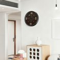 thumbnail image 6 of Indoor 12' Voice-Activated Luminous Decoration Wall Clock With LED Night Light A Cross-shaped Lace Pattern, 6 of 8