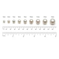 thumbnail image 2 of Cultured Freshwater Pearl and August Birthstone Cz Charm Bracelet, 7.5", 2 of 4