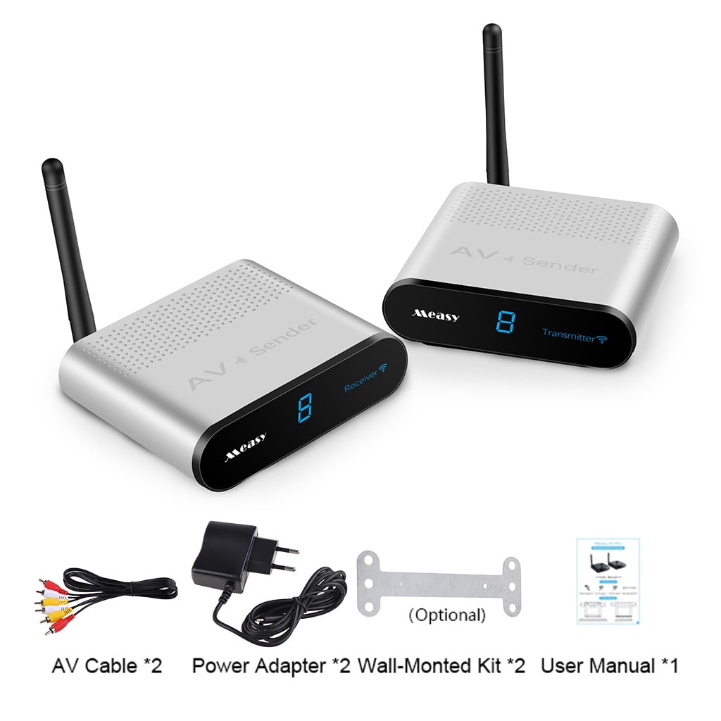 1Set Wireless Video TV Sender AV220 2.4G Frequency WiFi SD AV Sender