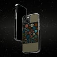 thumbnail image 6 of DistinctInk Hybrid (Acrylic / TPU) Clear Slim Fit Case for Apple iPhone 15 (6.1" Screen) - "Vibrant Spring Blooms in Cartoon Style", 6 of 8