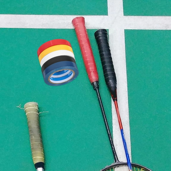 OUNONA Assorted Color Wraps PVC Grip Tape 5 Rolls for Drumsticks and Enhanced Grip