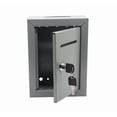 thumbnail image 4 of Classic Metal Box,Donation Box,Secure Collection Box,Ballot Box,Ticket Box,Easy Wall Mount 15609, 4 of 5
