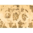 thumbnail image 1 of Ahgly Company Indoor Rectangle Abstract Brown Modern Area Rugs, 5' x 8', 1 of 4