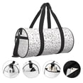 thumbnail image 3 of Fotbe Poodle Dog Bolsa Deportiva de Lona Plegable con Estampado, Bolsa de Gimnasio con Bolsillo Seco/Húmedo, Bolsa de Viaje Ultraligera de Gran Capacidad, 3 of 6