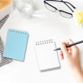 thumbnail image 4 of Hardcover Graph Paper Notepad, 4.25X2.99 inch Small Pocket Notebook, Top Spiral Notebook, Wirebound Notepad, Memo Notebook for Writing Sketching Drawing Office Supply & Daily To Do Lists, 4 of 6