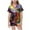 Black, variant on Girls Pajama Sets Short Sleeve with Plaid Shorts Cute Sleepwear Teen Girl Cartoon Sleep Tee Summer Lounge Pj Set,Blue 8-9 Years