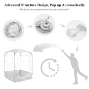 Raynesys Pop Up Bubble Sports Tent, Instant Outdoor Clear Tent for 1-2 Person, Portable All-Weather Weatherproof Shelter for Watching Sports Events, Camping, Fishing