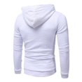 thumbnail image 3 of Fo Sweat à Capuche Classique Matelassé à Motif Carré pour Hommes (Beige, 3TG), 3 of 10