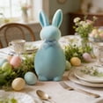 thumbnail image 4 of TanSiDing Easter Bunny Figurine Decorations, Festive Spring Home Decor, Desktop Ornament, Durable Foam Craft, Indoor Outdoor Holiday Decorations, 4 of 6