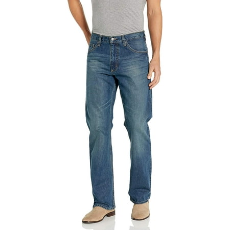 Wrangler Authentics Men's Premium Relaxed Fit Boot Cut Jean, Medium ...