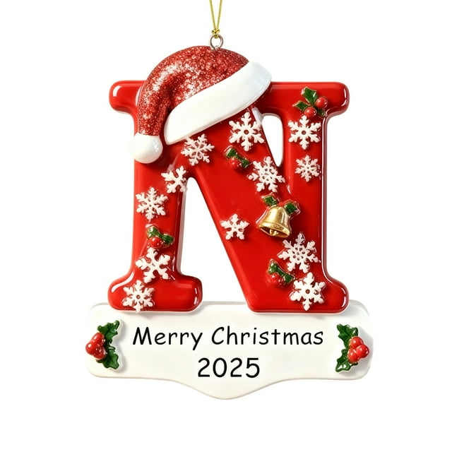 Christmas Tree Decorations 26 Letters Christmas Tree Decoration Pendant Christmas Tree Ornaments Diy Christmas Ornaments Christmas Decoration Xmas Tree Hanging Decor Christmas Tree Lights