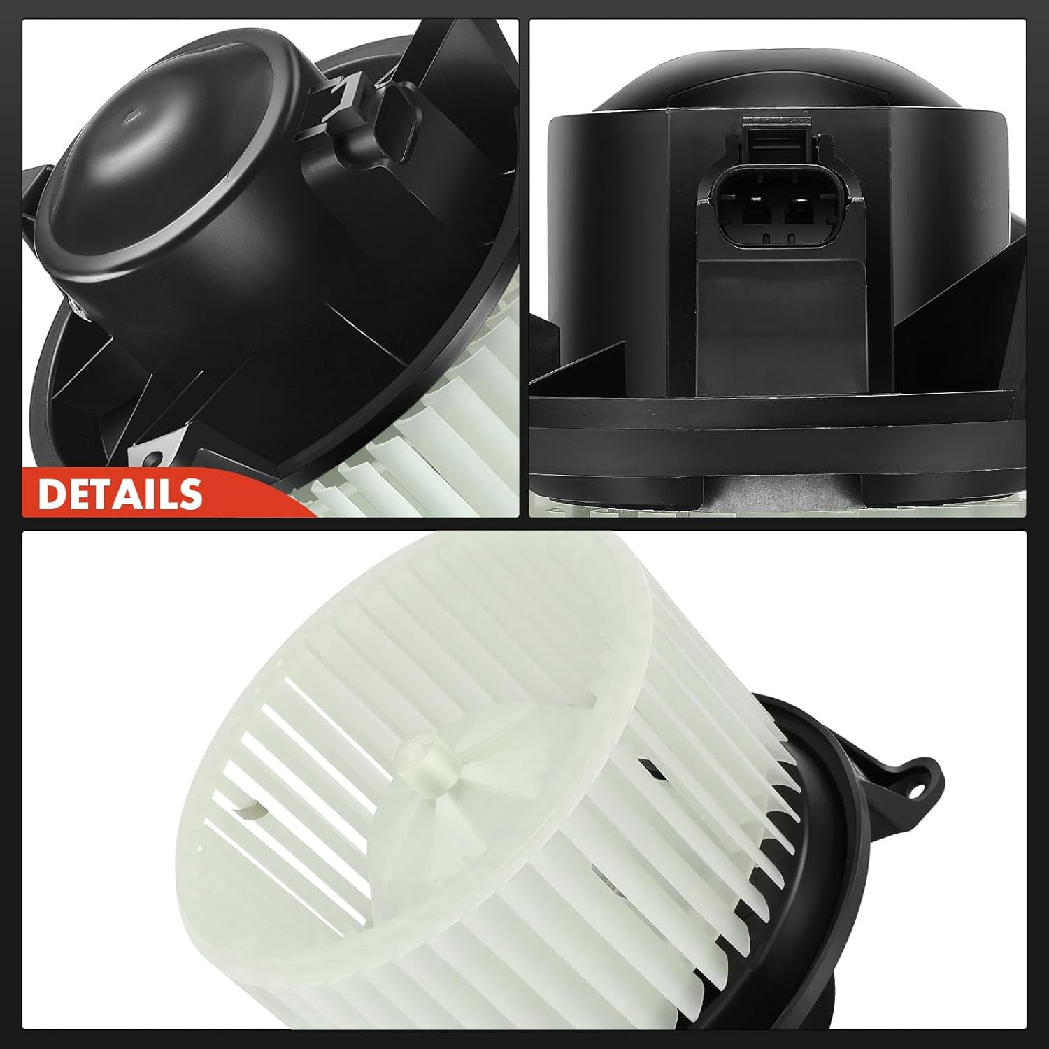 A-Premium Heater Blower Motor with Fan Cage Replacement for Chevrolet Silverado Avalanche GMC Sierra 1500 2500 Cadillac Escalade EXT Hummer H2