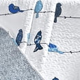 thumbnail image 2 of Lush Decor Rowley Birds Throw Blanket, 60" x 50", Navy (16T004831), 2 of 5