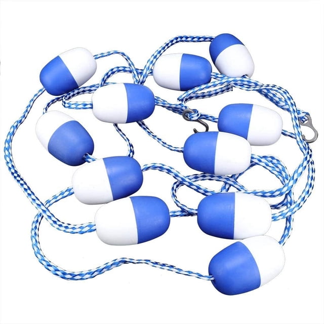 11 Balls Safety Float Line-5M Swimming Pool Safety Separation Rope Float Rope Line Swimming Pool Equipment,1 * Swim lane line