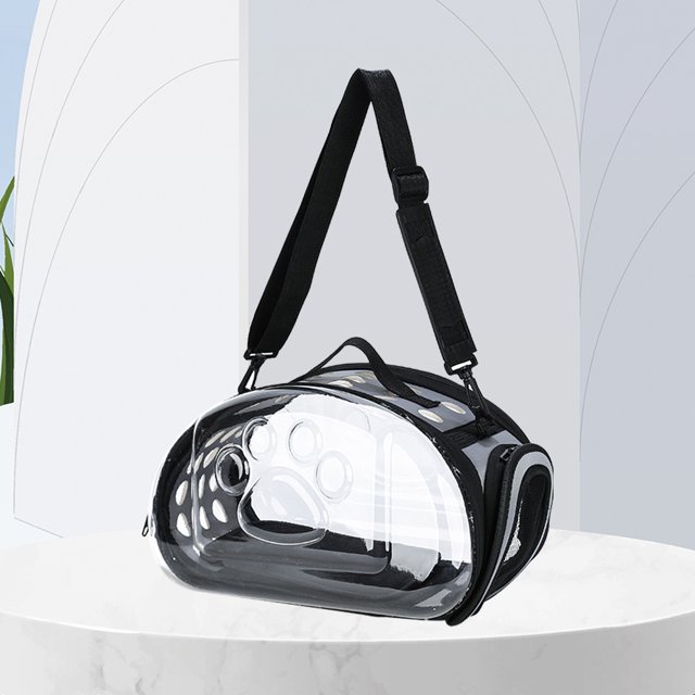 Bolsa De Transporte De Mascotas Bolsa de transporte para mascotas Bolsa transparente para perros y gatos Bolsa espacial Suministros para mascotas (Gris claro L) Tmvgtek Libre de BPA