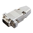 thumbnail image 1 of DB9 RS232 Serial 9 Pin Connector Metal Cover Shell Hood, 1 of 2