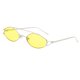 thumbnail image 4 of Gafas de terre Lentes Ovales 400 Protección de Ojos Libre de Cumpleaños para Mujr Hombre Amarillo BLESIY Gafas de sol ovales de las mujeres, 4 of 6