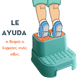 thumbnail image 5 of Mini Escalera/Banco Plástico Reforzado con Antiderrapante Color Verde, 5 of 5