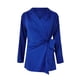 thumbnail image 4 of Blazer Para Mujer, de Gran Tamaño, de Manga Larga, A La Moda, Informal, Con Cordones, en La Cintura, Suelto, Color Caramelo, Traje de Color Sólido, Abrigo Con Cuello, Tops Odeerbi ODB130704, 4 of 8