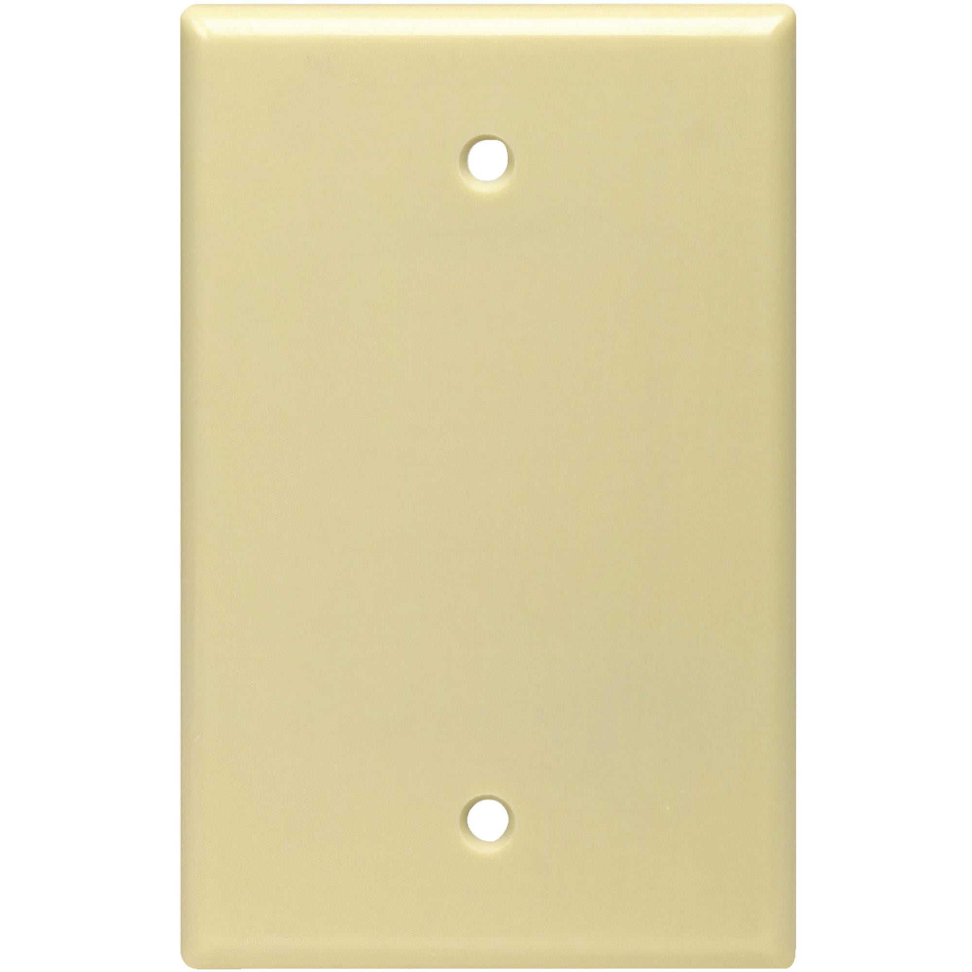 30 Leviton White Blank 1-Gang MIDWAY Box Mount Wallplate Plastic Covers 80514-W 
