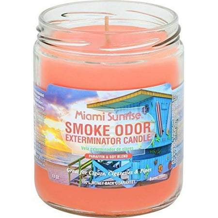 Smoke Odor Exterminator 13oz Jar Candle, Miami