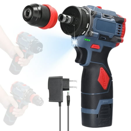 

Carevas Electric drill Driver Appliances Furniture Drill Screwdriver Screw Driver Appliances Tool 45Nm Torque Motor Screw Driver Appliances Furniture Installation Drill Screwdriver