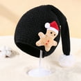 thumbnail image 3 of Meihuid Baby Christmas Santa Hat Doll Winter Knit Beanie for Warmth, 3 of 4