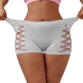 thumbnail image 5 of Bxsruta Womens Panties Seamless Shorts Cutout Stretch Breathable Workout Yoga Lounge Activewear, 5 of 6