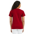 thumbnail image 6 of Hanes EcoSmart Unisex Crewneck T-Shirt Deep Red L, 6 of 10