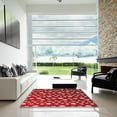 thumbnail image 7 of Ahgly Company Machine Washable Indoor Rectangle Transitional Red Area Rugs, 8' x 12', 7 of 7