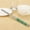D, variant on 1 Pair of New Long White Flower Pattern Stainless Steel Tongs,Household Essentials,Practical Use,Indoor Use,Realistic Appearance,Long-Lasting Beauty