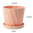 thumbnail image 4 of Oiur 3Pcs Colorful Plastic Plant Pots,Indoor Flower Plant Pots Modern Decorative Gardening Pot with Drainage Hole for All House Plants, Flowers,Aloe, Ivy, Colorful, 4 of 13