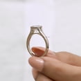 thumbnail image 4 of JEWELEGANT 2 Ct Cushion Moissanite Engagement Ring - Art Deco Solitaire Wedding Ring for Women, 4 of 8