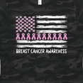 thumbnail image 4 of Inktastic Breast Cancer Awareness Pink Ribbons and Flag Women's T-Shirt, 4 of 5