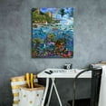 thumbnail image 4 of Epic Graffiti 'Tropikal' by Enright, Canvas Wall Art, 20"x24", 4 of 8