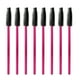 thumbnail image 4 of Guardurnaity 50 piezas cepillo de pestañas aplicador de varitas de nailon desechable rosa negro rosa negro 5Conjunto, 4 of 6