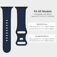 thumbnail image 4 of VersaFit Sport Band - Universal Silicone Waterproof Replacement Strap for Apple Watch Series - Comfortable, Stylish, and Ultra-Durable - Compatible with All Sizes - Perfect Fit for Women and Men, 4 of 9