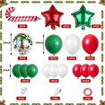 thumbnail image 5 of Globos navideños decorados con caramelos, banderines navideños redondos de látex, juego de globos para fiestas navideñas, 5 of 5